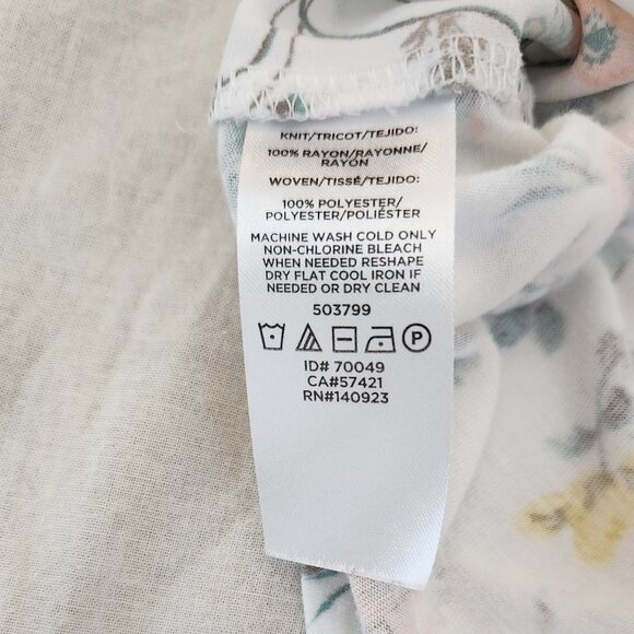 Loft Floral Shell Top - XXSP - Picture 11 of 11